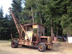 1919 Crane Truck on display at the Stanwood Camano Community Fairgrounds.